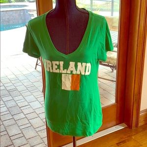 Ladies form fitting Irish T-shirt